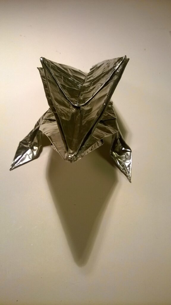 stainless steal fold aprox 10 x 5 x 5 cm